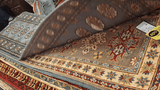 25037-Bokhara Hand-Knotted/Handmade Pakistani Rug/Carpet Tribal/Nomadic Authentic/ Size: 5'11" x 2'0"/180cm x 61cm