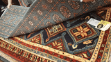 25038-Bokhara Hand-Knotted/Handmade Pakistani Rug/Carpet Tribal/Nomadic Authentic/ Size: 6'0" x 2'1"/183cm x 64cm