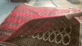 25045-Royal Bokhara Hand-Knotted/Handmade Pakistani Rug/Carpet Tribal/Nomadic Authentic/ Size: 8'0" x 5'7"/244cm x 170cm