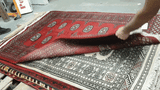 25053-Royal Bokhara Hand-Knotted/Handmade Pakistani Rug/Carpet Tribal/Nomadic Authentic/ Size: 6'1" x 4'1"