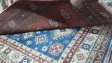 25055-Royal Bokhara Hand-Knotted/Handmade Pakistani Rug/Carpet Tribal/Nomadic Authentic/ Size: 6'8" x 4'8"