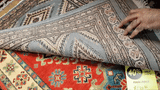 25072- Jaldar Hand-knotted/Handmade Pakistani Rug/Carpet Traditional Authentic/Size: 2'11" x 2'0"/89cm x 61cm