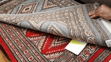 25097- Jaldar Hand-knotted/Handmade Pakistani Rug/Carpet Traditional Authentic/Size: 3'4" x 2'1"