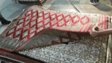 25205- Jaldar Hand-knotted/Handmade Pakistani Rug/Carpet Traditional Authentic/Size: 7'9" x 5'5"