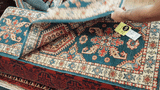 25274-Kazak Hand-Knotted/Handmade Afghan Rug/Carpet Tribal/Nomadic Authentic/ Size: 6’0” x 2’0”