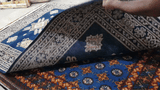 25312-Kazak Hand-Knotted/Handmade Afghan Rug/Carpet Tribal/Nomadic Authentic/ Size: 7’10” x 5’6”