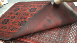 25323- Khal Mohammad Afghan Hand-Knotted Authentic/Traditional/Carpet/Rug/ Size: 6'7" x 4'3"