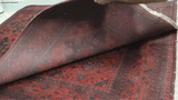 25377- Khal Mohammad Afghan Hand-Knotted Authentic/Traditional/Carpet/Rug/ Size: 6'6" x 4'4"