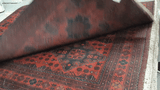 25379- Khal Mohammad Afghan Hand-Knotted Authentic/Traditional/Carpet/Rug/ Size: 6'4" x 4'2"