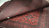 25383- Khal Mohammad Afghan Hand-Knotted Authentic/Traditional/Carpet/Rug/ Size: 6'6" x 4'2"