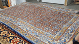 25442-Moud Handmade/Hand-Knotted Persian Rug/Traditional/Carpet Authentic/ Size: 6'3" x 3'8"