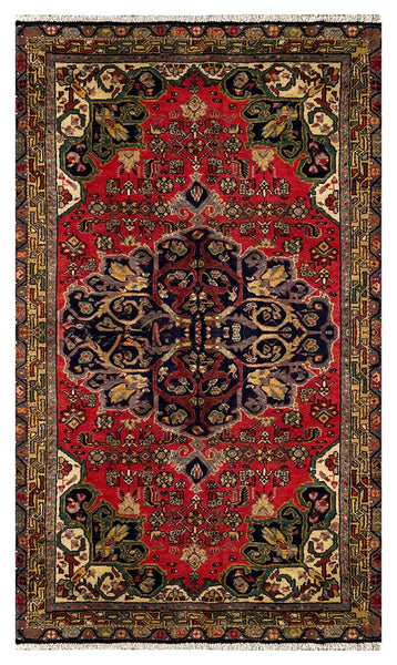 25452-Bidjar Hand-Knotted/Handmade Persian Rug/Carpet Traditional Authentic/ Size: 7'3" x 4'2"/221cm x 127cm