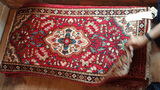 25506-Hamadan Hand-Knotted/Handmade Persian Rug/Carpet Traditional Authentic/ Size: 4'3" x 2'2"