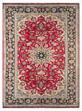 25578- Isfahan Persian Hand-Knotted Authentic/Traditional Carpet/Rug/ Size: 9'10'' x 7'1''