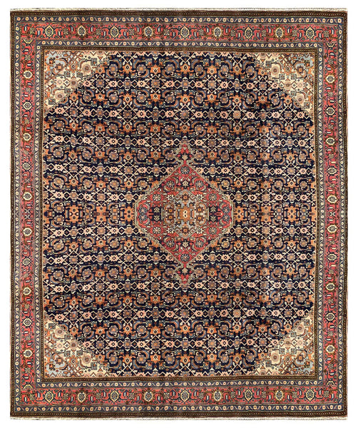 25584-Ardebil Hand-Knotted/Handmade Persian Rug/Carpet Traditional/Authentic/ Size: 9'10"x 8'2"/300cm x 249cm