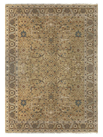 25717- Royal Heriz Hand-Knotted/Handmade Indian Rug/Carpet Traditional/Authentic/Size 12'1" x 8'10"