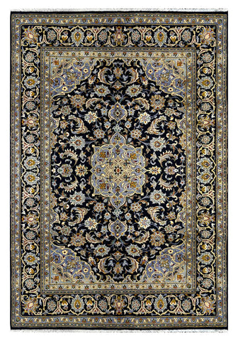 25739-Kashan Hand-Knotted/Handmade Persian Rug/Carpet Traditional/Authentic/Size: 6'10" x 4'8"