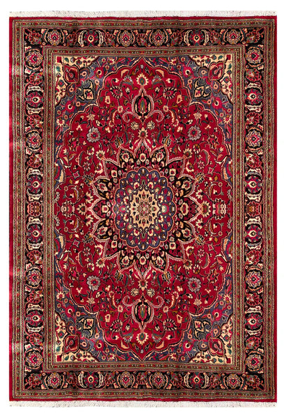 25754-Mashad Hand-Knotted/Handmade Persian Rug/Carpet Traditional Authentic/ Size: 10'0" x 6'11"