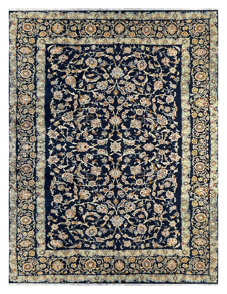 25788-Kashan Hand-Knotted/Handmade Persian Rug/Carpet Traditional/Authentic/Size: 13'3" x 9'11"