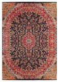 25799-Mashad Hand-Knotted/Handmade Persian Rug/Carpet Traditional Authentic/ Size: 13'7" x 9'7"
