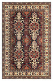 25847-Royal Kazak Hand-Knotted/Handmade Afghan Rug/Carpet Tribal/Nomadic Authentic/ Size: 9'2" x 8'0"