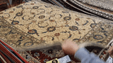 26089-Kashan Hand-Knotted/Handmade Persian Rug/Carpet Traditional/Authentic/Size: 6'10" x 4'6"