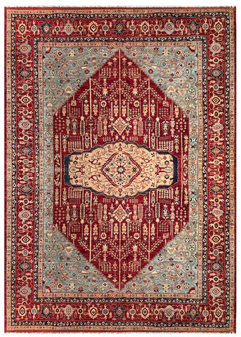 26109-Royal Chobi Ziegler Hand-knotted/Handmade Afghan Rug/Carpet Traditional Authentic/ Size: 14'0" x 10'0"/427cm x 305cm