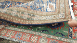 26133- Abadeh Persian Hand-Knotted Authentic//Traditional/Carpet/Rug/ Size: 8'6" x 5'5"
