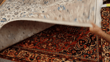 26134-Sarough Hand-Knotted/Handmade Persian Rug/Carpet Traditional Authentic/ Size: 6'7"x 4'11"/201cm x 150cm