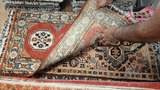 26268-Chobi Ziegler Hand-Knotted/Handmade Afghan Rug/Carpet Modern Authentic/Size: 2'8" x 1'6"