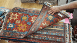 26280-Chobi Ziegler Hand-Knotted/Handmade Afghan Rug/Carpet Modern Authentic/Size: 3'3" x 1'7"