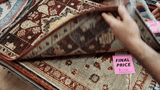 26285-Chobi Ziegler Hand-Knotted/Handmade Afghan Rug/Carpet Modern Authentic/Size: 3'0" x 2'0"