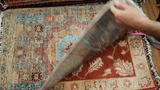 26288-Chobi Ziegler Hand-Knotted/Handmade Afghan Rug/Carpet Modern Authentic/Size: 2'9" x 2'1"/84cm 64cm