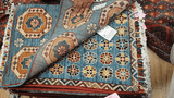 26328-Chobi Ziegler Hand-Knotted/Handmade Afghan Rug/Carpet Modern Authentic/Size: 1'9" x 1'3"