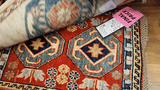 26331-Chobi Ziegler Hand-Knotted/Handmade Afghan Rug/Carpet Modern Authentic/Size: 2'0" x 1'3"/61cm x 38cm