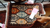 26372- Khal Mohammad Afghan Hand-Knotted Authentic/Traditional/Rug/Size: 2'0" x 1'4"