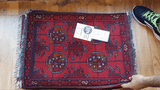 26376- Khal Mohammad Afghan Hand-Knotted Authentic/Traditional/Rug/Size: 2'0" x 1'4"