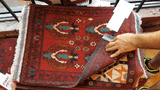 26378- Khal Mohammad Afghan Hand-Knotted Authentic/Traditional/Rug/Size: 2'0" x 1'5"