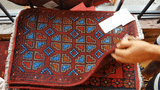 26384- Khal Mohammad Afghan Hand-Knotted Authentic/Traditional/Rug/Size: 2'0" x 1'3"