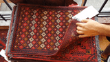 26394- Khal Mohammad Afghan Hand-Knotted Authentic/Traditional/Rug/Size: 2'0" x 1'3"