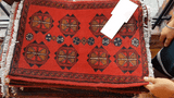 26407- Khal Mohammad Afghan Hand-Knotted Authentic/Traditional/Rug/Size: 2'0" x 1'3