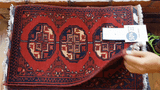 26431 - Khal Mohammad Afghan Hand-Knotted Authentic/Traditional/Rug/Size: 2'0" x 1'3"