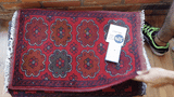 26440 - Khal Mohammad Afghan Hand-Knotted Authentic/Traditional/Rug/Size: 2'0" x 1'4"