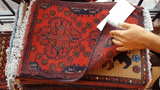 26452 - Khal Mohammad Afghan Hand-Knotted Authentic/Traditional/Rug/Size: 2'1" x 1'3"