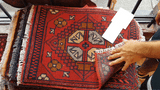26455 - Khal Mohammad Afghan Hand-Knotted Authentic/Traditional/Rug/Size: 1'8" x 1'4"