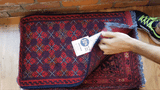 26457 - Khal Mohammad Afghan Hand-Knotted Authentic/Traditional/Rug/Size:2'0" x 1'3"