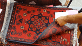 26458 - Khal Mohammad Afghan Hand-Knotted Authentic/Traditional/Rug/Size: 2'0" x 1'3"