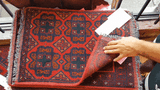 26461 - Khal Mohammad Afghan Hand-Knotted Authentic/Traditional/Rug/Size: 1'9" x 1'3"