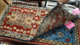 26478-Chobi Ziegler Hand-Knotted/Handmade Afghan Rug/Carpet Modern Authentic/Size: 3'2" x 1'7"