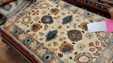 26494-Chobi Ziegler Hand-Knotted/Handmade Afghan Rug/Carpet Modern Authentic/Size: 2'9" x 1'9"